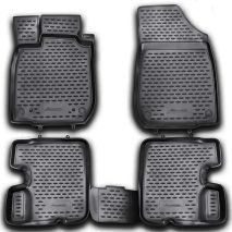 ΜΑΡΚΕ ΠΑΤΑΚΙΑ ΣΕ ΣΚΑΦΗ TPE ΛΑΣΤΙΧΟ ΓΙΑ DACIA SANDERO 09/2008-12/2012  ΣΕ ΑΝΘΡΑΚΙ ΣΚΟΥΡΟ ΓΚΡΙ ΧΡΩΜΑ NOVLINE - 4 ΤΕΜ. Auto Moto Tyres 