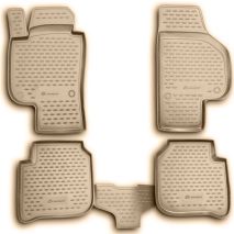 ΜΑΡΚΕ ΠΑΤΑΚΙΑ ΣΕ ΣΚΑΦΗ TPE ΛΑΣΤΙΧΟ ΓΙΑ SKODA SUPERB 02/2008-2015  ΣΕ ΜΠΕΖ ΧΡΩΜΑ NOVLINE - 4 ΤΕΜ. Auto Moto Tyres 