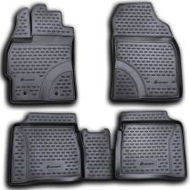 ΜΑΡΚΕ ΠΑΤΑΚΙΑ ΣΕ ΣΚΑΦΗ TPE ΛΑΣΤΙΧΟ ΓΙΑ TOYOTA PRIUS 10/2009-2015  ΣΕ ΑΝΘΡΑΚΙ ΣΚΟΥΡΟ ΓΚΡΙ ΧΡΩΜΑ NOVLINE - 4 ΤΕΜ. Auto Moto Tyres 