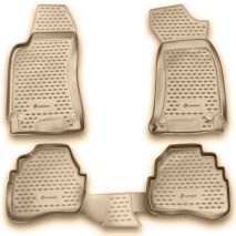 ΜΑΡΚΕ ΠΑΤΑΚΙΑ ΣΕ ΣΚΑΦΗ TPE ΛΑΣΤΙΧΟ ΓΙΑ VW PASSAT Β5 1996-2005  ΣΕ ΜΠΕΖ ΧΡΩΜΑ NOVLINE - 4 ΤΕΜ. Auto Moto Tyres 