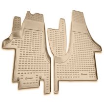 ΜΑΡΚΕ ΠΑΤΑΚΙΑ ΣΕ ΣΚΑΦΗ TPE ΛΑΣΤΙΧΟ ΓΙΑ VW TRANSPORTER 2004+  ΣΕ ΜΠΕΖ ΧΡΩΜΑ NOVLINE - 2 ΤΕΜ. Auto Moto Tyres 