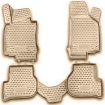 ΜΑΡΚΕ ΠΑΤΑΚΙΑ ΣΕ ΣΚΑΦΗ TPE ΛΑΣΤΙΧΟ ΓΙΑ VW GOLF 6 04/2009-2012  ΣΕ ΜΠΕΖ ΧΡΩΜΑ NOVLINE - 4 ΤΕΜ. Auto Moto Tyres 