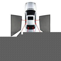 ΚΟΥΡΤΙΝΑΚΙΑ ΜΑΡΚΕ CAR SHADES ΓΙΑ KIA CEED 5D 2012+ - 6 ΤΕΜ. Auto Moto Tyres 