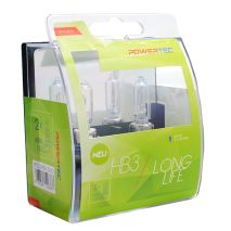 HB3 12V 65W 3.150K P20d POWERTEC LONG LIFE ΑΛΟΓΟΝΟΥ 2ΤΕΜ. Auto Moto Tyres 