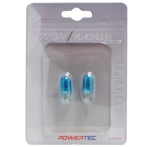 T10 W5W 12V 5W W2.1x9.5d 130% POWERTEC PLATINUM 2ΤΕΜ. M-TECH Auto Moto Tyres 