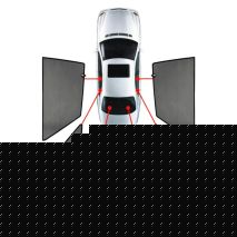 ΚΟΥΡΤΙΝΑΚΙΑ ΜΑΡΚΕ CAR SHADES ΓΙΑ FORD PUMA 5D 2019+ - 6 ΤΕΜ. Auto Moto Tyres 