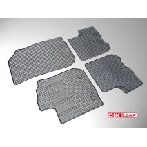 ΜΑΡΚΕ ΠΑΤΑΚΙΑ ΣΕ ΣΚΑΦΗ ΛΑΣΤΙΧΟ ΓΙΑ DACIA LOGAN 2012+ / DACIA SANDERO 2012-2020 / DACIA SANDERO STEPWAY 2012-2020 ΣΕ ΜΑΥΡΟ ΧΡΩΜΑ ΜΕ ΚΟΥΜΠΩΜΑΤΑ CIK - 4 ΤΕΜ. Auto Moto Tyres 