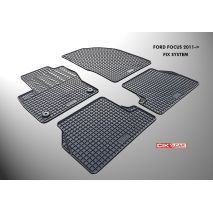 ΜΑΡΚΕ ΠΑΤΑΚΙΑ ΣΕ ΣΚΑΦΗ ΛΑΣΤΙΧΟ ΓΙΑ FORD FOCUS 2011-2015 ΣΕ ΜΑΥΡΟ ΧΡΩΜΑ ΜΕ ΚΟΥΜΠΩΜΑΤΑ CIK - 4 ΤΕΜ. Auto Moto Tyres 