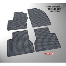 ΜΑΡΚΕ ΠΑΤΑΚΙΑ ΣΕ ΣΚΑΦΗ ΛΑΣΤΙΧΟ ΓΙΑ FORD TRANSIT CONNECT TOURNEO 5ΘΕΣΙΟ 2014+ ΣΕ ΜΑΥΡΟ ΧΡΩΜΑ ΜΕ ΚΟΥΜΠΩΜΑΤΑ CIK - 4 ΤΕΜ. Auto Moto Tyres 