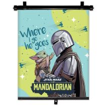 ΚΟΥΡΤΙΝΑΚΙ ΗΛΙΟΠΡΟΣΤΑΣΙΑΣ ΣΕ ΡΟΛΟ THE MANDALORIAN 36x45cm ΓΙΑ ΠΛΑΙΝΟ ΤΖΑΜΙ/ΠΙΣΩ ΠΑΡΜΠΡΙΖ AMIO - 1 Τεμ. Auto Moto Tyres 