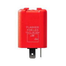 LED FLASHER (ΦΛΑΣΙΕΡΑ) 2 ΕΠΑΦΩΝ (L+-) 30x30x30mm M-TECH - 1ΤΕΜ. Auto Moto Tyres 