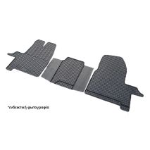 ΜΑΡΚΕ ΠΑΤΑΚΙΑ ΣΕ ΣΚΑΦΗ ΛΑΣΤΙΧΟ ΓΙΑ FORD TRANSIT / CUSTOM TOURNEO / KOMBI 3ΘΕΣΙΟ 2015+ (1Η ΣΕΙΡΑ ΚΑΘΙΣΜΑΤΩΝ) ΣΕ ΜΑΥΡΟ ΧΡΩΜΑ ΜΕ ΚΟΥΜΠΩΜΑΤΑ CIK - 3 ΤΕΜ. Auto Moto Tyres 