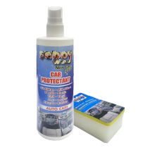 Γυαλιστικό Γαλάκτωμα Σπρέι Seboy Wax για Ταμπλό και Επιφάνειες από Πλαστικό, Βινύλ, Δέρμα, Λάστιχο με Σφουγγάρι Εφαρμογής 300 ml - 1 τεμ. Auto Moto Tyres 