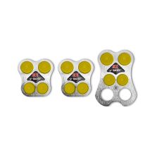 ΠΕΝΤΑΛ K1 ΑΛΟΥΜΙΝΙΟΥ ΧΡΩΜΙΟ/ΚΙΤΡΙΝΟ 3ΤΕΜ. Auto Moto Tyres 