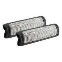 ΜΑΞΙΛΑΡΑΚΙΑ ΖΩΝΗΣ ΜΑΥΡΑ ΜΕ STRASS ΑΠΟ ΟΙΚΟΛΟΓΙΚΟ ΔΕΡΜΑ SIMONI RACING  - 2 τεμ. Auto Moto Tyres 