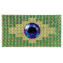 ΑΥΤΟΚΟΛΛΗΤΗ ΣΗΜΑΙΑ ΜΕ STRASS ΒΡΑΖΙΛΙΑ Auto Moto Tyres 