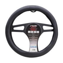 ΚΑΛΥΜΜΑ ΤΙΜΟΝΙΟΥ EASY BLACK ΜΑΥΡΟ ΜΕ LOGO SIMONI RACING OIKOΛΟΓΙΚΟ ΔΕΡΜΑ 37-39cm SIMONI RACING  - 1 τεμ. Auto Moto Tyres 