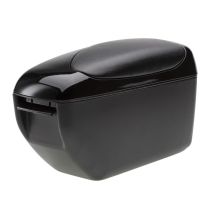 ΤΕΜΠΕΛΗΣ SMALL ΜΑΥΡΟΣ ΠΛΑΣΤΙΚΟΣ ΜΕ ΕΝΣΩΜΑΤΩΜΕΝΗ ΠΟΤΗΡΟΘΗΚΗ 16x11x30cm ΜΕ UNIVERSAL ΒΑΣΗ ΣΤΗΡΙΞΗΣ Auto Moto Tyres 