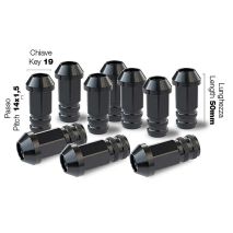 ΠΑΞΙΜΑΔΙ ΚΩΝΙΚΟ 14x1,5 (50mm) (19) ΜΑΥΡΟ 10ΤΕΜ. Auto Moto Tyres 