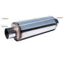 ΚΑΖΑΝΙ INOX ΜΟΝΗΣ ΑΠΟΛΗΞΗΣ ΜΗΚΟΣ:420mm & ΔΙΑΜΕΤΡΟΣ Φ60mm SIMONI RACING  - 1 τεμ. Auto Moto Tyres 