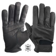 ΓΑΝΤΙΑ ΟΔΗΓΟΥ ΔΕΡΜΑΤΙΝΑ ΜΑΥΡΑ (ΧL) ΔΙΑΤΡΗΤΑ VINTAGE GLOVES SIMONI RACING  - 1 σετ. Auto Moto Tyres 