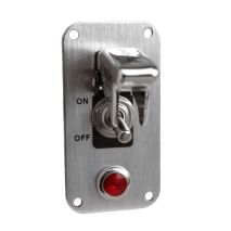 ΔΙΑΚΟΠΤΗΣ ON/OFF BABY GO LIGHT EVO ΑΕΡΟΠΟΡΙΚΟΥ ΤΥΠΟΥ 12V 20A ΚΑΙ ΕΝΔΕΙΞΗ LED (ΜΕ ΚΑΠΑΚΙ ΚΑΙ ΒΑΣΗ ΧΡΩΜΙΟΥ) Auto Moto Tyres 