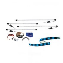 ΣΩΛΗΝΕΣ UNDERCAR LED ΜΠΛΕ 2x95cm & 2x125cm - 1 kit. Auto Moto Tyres 