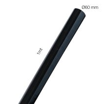 ΣΩΛΗΝΑΣ ΣΙΛΙΚΟΝΗΣ ΜΑΥΡΟΣ Φ60 ΜΗΚΟΣ 1Μ Auto Moto Tyres 