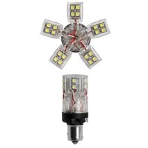 P21W 12V BA15s 30LED ΜΟΝΟΠΟΛΙΚΟ ΛΕΥΚΟ MULTI-LED 1ΤΕΜ. Auto Moto Tyres 