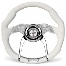 ΤΙΜΟΝΙ TORQUE 350MM ΛΕΥΚΟ ΜΕ ΣΤΡΑΣ Auto Moto Tyres 