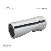 ΑΚΡΟ ΕΞΑΤΜΙΣΗΣ TRX97 175mm 40-70mm (ΦΑΛΤΣΟΚΟΜΜΕΝΟ ΣΤΗ ΜΕΣΗ) Auto Moto Tyres 