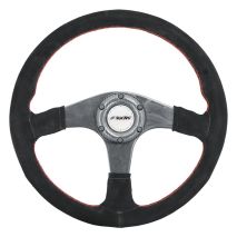 ΤΙΜΟΝΙ WALTER ΜΑΥΡΟ/CARBON ΣΟΥΕΤ ΜΕ ΚΟΚΚΙΝΗ ΡΑΦΗ ΤΡΙΑΚΤΙΝΟ ΔΙΑΜΕΤΡΟΣ 350mm ΠΑΧΟΣ 105mm ΒΑΡΟΣ 900gr Auto Moto Tyres 