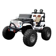 ΗΛΕΚΤΡΟΚΙΝΗΤΟ ΠΑΙΔΙΚΟ ΑΥΤΟΚΙΝΗΤΟ 12V  ΜΕ ΤΗΛΕΚΑΤΕΥΘΥΝΣΗ ΤΥΠΟΥ JEEP POLICE ΔΙΘΕΣΙΟ ΜΑΥΡΟ RACE AXION - 1 TEM. Auto Moto Tyres 