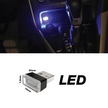 ΠΛΑΦΟΝΙΕΡΑ ΣΕ USB ΜΠΛΕ ΦΩΣ ATHMOSPHERE LED ΓΙΑ ΘΥΡΑ USB 12V 20x15x7,8mm 1ΤΕΜ. Auto Moto Tyres 