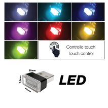 ΠΛΑΦΟΝΙΕΡΑ ΣΕ USB 7 ΧΡΩΜΑΤΩΝ ΦΩΣ ATHMOSPHERE LED ΓΙΑ ΘΥΡΑ USB 20x15x7,8mm 1ΤΕΜ. Auto Moto Tyres 