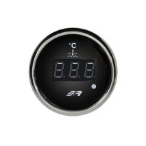 ΟΡΓΑΝΟ ΘΕΡΜΟΚΡΑΣΙΑΣ ΝΕΡΟΥ ΨΗΦΙΑΚΟ ΜΑΥΡΟ ΜΕ ΔΑΚΤΥΛΙΔΙ ΧΡΩΜΙΟ 52mm SIMONI RACING - 1 TEM. Auto Moto Tyres 