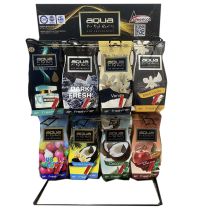 ΠΛΗΡΕΣ ΣΤΑΝΤ ME ΑΡΩΜΑΤΙΚA ΑΥΤΟΚΙΝΗΤΟΥ ΚΡΕΜΑΣΤA ΣΕ ΣΧΗΜΑ ΣΤΑΓΟΝΑΣ (ΔΙΑΦΟΡΑ ΑΡΩΜΑΤΑ) AQUA -120 TMX Auto Moto Tyres 