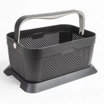 ΚΑΛΑΘΙ ΜΕΤΑΦΟΡΑΣ ΠΡΟΙΟΝΤΩΝ RATI ΓΚΡΙ ΠΛΑΣΤΙΚΟ ΜΕ ΑΝΤΙΟΛΙΣΘΗΤΙΚΗ ΒΑΣΗ 21L 12kg max ΜΕ ΛΑΒΗ 438x292x315mm RATI - 1 τεμ. Auto Moto Tyres 