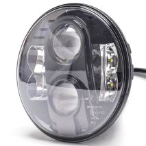 ΦΑΝΑΡΙ ΣΤΡΟΓΓΥΛΟ 7 ΙΝΤΣΩΝ ME 8LED CREE (XML-10W) 9-36V 6000-6500K ΜΑΥΡΟ Auto Moto Tyres 