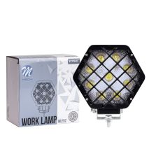 ΠΡΟΒΟΛΕΑΣ ΕΡΓΑΣΙΑΣ 12-30V 27W 9X1WSMD LED max1600lm ΕΞΑΓΩΝΟΣ 138x124x65mm SPOT ECONO M-TECH - 1 Τεμ. Auto Moto Tyres 