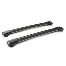 ΜΠΑΡΕΣ ΟΡΟΦΗΣ ΑΛΟΥΜΙΝΙΟΥ ΜΑΥΡΗ RAIL BAR STANDARD 91cm 2ΤΕΜ. ΜΕ ΚΛΕΙΔΙ Auto Moto Tyres 