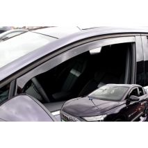 ΑΝΕΜΟΘΡΑΥΣΤΕΣ ΓΙΑ AUDI Q4 E-TRON 5D 2021+  ΑΥΤΟΚΙΝΗΤΟΥ ΑΠΟ ΕΥΚΑΜΠΤΟ ΦΙΜΕ ΠΛΑΣΤΙΚΟ HEKO - 2 ΤΕΜ. Auto Moto Tyres 