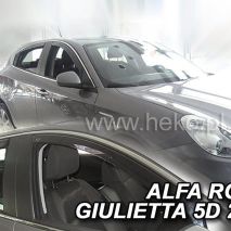 ΑΝΕΜΟΘΡΑΥΣΤΕΣ ΓΙΑ ALFA ROMEO GIULIETTA 5D 2010- ΖΕΥΓΑΡΙ ΑΠΟ ΕΥΚΑΜΠΤΟ ΦΙΜΕ ΠΛΑΣΤΙΚΟ HEKO - 2 ΤΕΜ. Auto Moto Tyres 