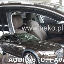 ΑΝΕΜΟΘΡΑΥΣΤΕΣ ΓΙΑ AUDI A6 / C7 4D/5D SEDAN 2011-2018 ΖΕΥΓΑΡΙ ΑΠΟ ΕΥΚΑΜΠΤΟ ΦΙΜΕ ΠΛΑΣΤΙΚΟ HEKO - 2 ΤΕΜ. Auto Moto Tyres 