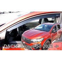 ΑΝΕΜΟΘΡΑΥΣΤΕΣ ΓΙΑ DACIA JOGGER 5D 2021+  ΖΕΥΓΑΡΙ ΑΠΟ ΕΥΚΑΜΠΤΟ ΦΙΜΕ ΠΛΑΣΤΙΚΟ HEKO - 2 ΤΕΜ. Auto Moto Tyres 