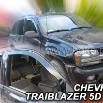 ΑΝΕΜΟΘΡΑΥΣΤΕΣ ΓΙΑ CHEVROLET TRAIBLAZER 5D 2002-2009  ΖΕΥΓΑΡΙ ΑΠΟ ΕΥΚΑΜΠΤΟ ΦΙΜΕ ΠΛΑΣΤΙΚΟ HEKO - 2 ΤΕΜ. Auto Moto Tyres 