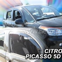 ΑΝΕΜΟΘΡΑΥΣΤΕΣ ΓΙΑ CITROEN C3 PICASSO 5D 2009-2017 ΖΕΥΓΑΡΙ ΑΠΟ ΕΥΚΑΜΠΤΟ ΦΙΜΕ ΠΛΑΣΤΙΚΟ HEKO - 2 ΤΕΜ. Auto Moto Tyres 