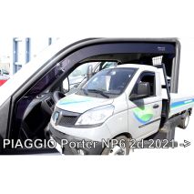 ΑΝΕΜΟΘΡΑΥΣΤΕΣ ΓΙΑ PIAGGIO PORTER NP6 2D 2021+ ΖΕΥΓΑΡΙ ΑΠΟ ΕΥΚΑΜΠΤΟ ΦΙΜΕ ΠΛΑΣΤΙΚΟ HEKO - 2 ΤΕΜ Auto Moto Tyres 