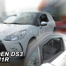 ΑΝΕΜΟΘΡΑΥΣΤΕΣ ΓΙΑ CITROEN DS3 3D 2010-2019 ΖΕΥΓΑΡΙ ΑΠΟ ΕΥΚΑΜΠΤΟ ΦΙΜΕ ΠΛΑΣΤΙΚΟ HEKO - 2 ΤΕΜ. Auto Moto Tyres 