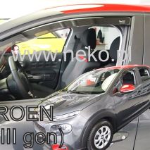 ΑΝΕΜΟΘΡΑΥΣΤΕΣ ΓΙΑ CITROEN C3 3 5D 2017+ ΖΕΥΓΑΡΙ ΑΠΟ ΕΥΚΑΜΠΤΟ ΦΙΜΕ ΠΛΑΣΤΙΚΟ HEKO - 2 ΤΕΜ. Auto Moto Tyres 